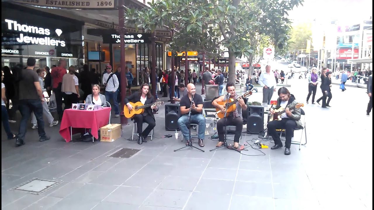 Street Musician in Melbourne 2 (Bourke St.) La Rumba 4