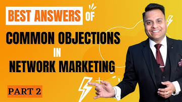 Best Answer of Common Objections | Network Marketing | Jatin Arora | Part 2