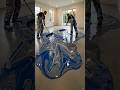 Luxury Living Room Floor Transformation – Epoxy Artistry #shorts #epoxy #epoxyresin