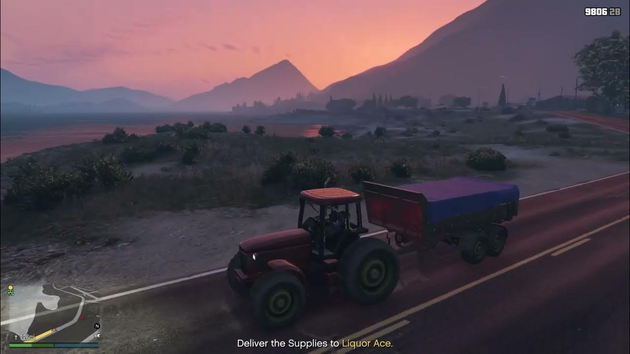 Acid Lab Resupply Grain trailer(GTA Online) YouTube