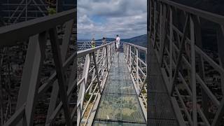 Mostar Skywalk bosniaherzegovina travel mostar mountains shorts  skywalk nature city bosnia