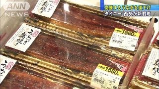 高騰するうなぎを値下げ　ダイエー、西友が新戦略（13/07/13）