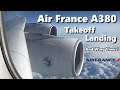 Farewell Air France A380 | Takeoff, Landing &amp; Wing Views! ✈️