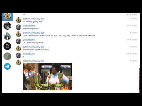 SAP S4HANA Cloud Delivery Bot on Telegram