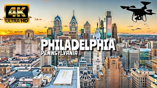 Philadelphia, Pennsylvania In 4K By Drone - Amazing View Of Philadelphia, Pennsylvania