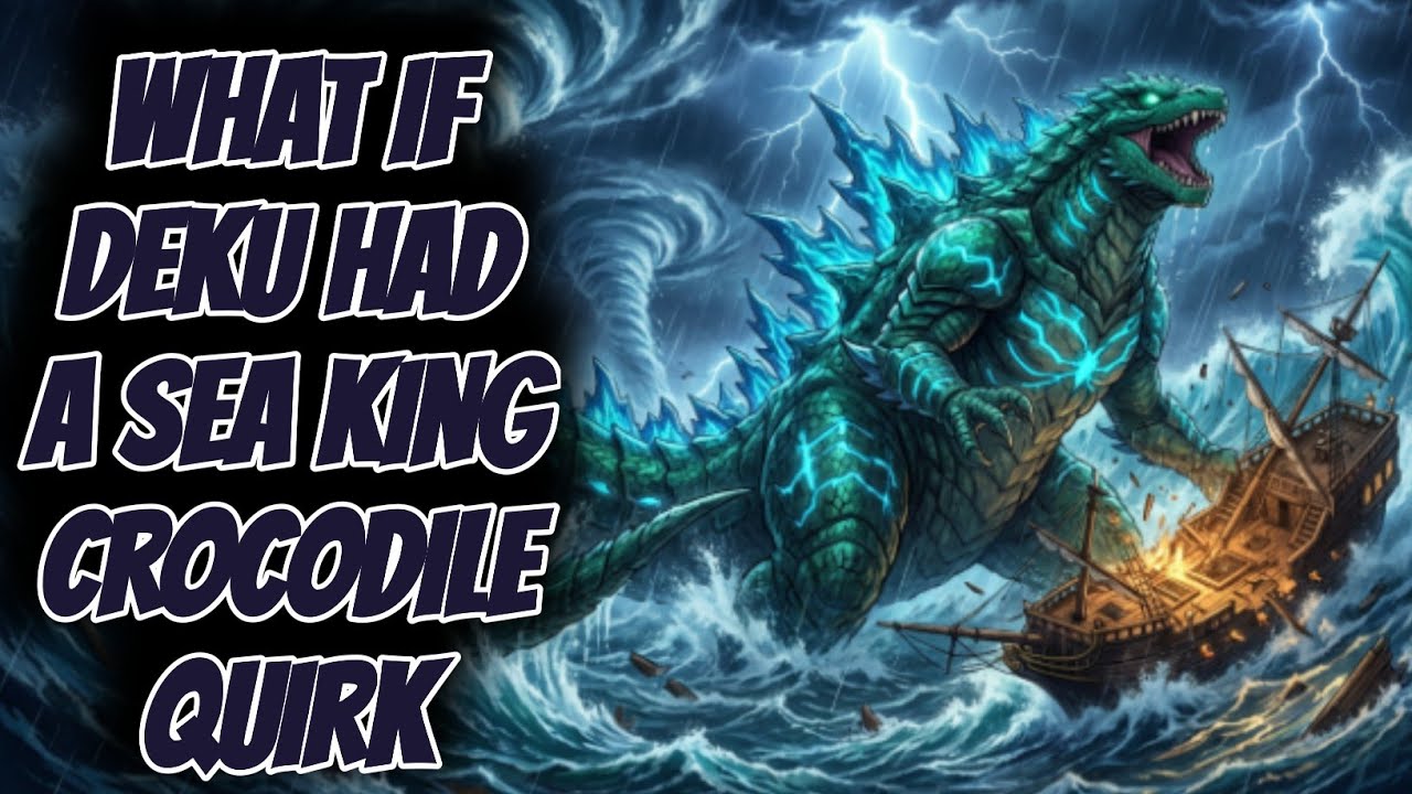 What If Deku Had a Sea King Crocodile Quirk
