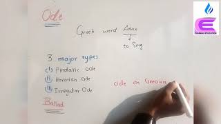 Ode And Ballad Explained In Hindiurdu