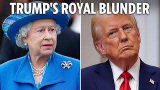 I saw Trump make HUGE breach of royal protocol on UK visit - Queen was totally bemused