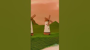 Windmill Model  #blender #3danimation #3d #3dart #3dblender #3dtutorial #model #tutorial #art