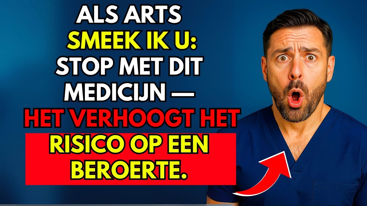 GEVAAR! Deze 4 medicijnen verdrievoudigen het risico op een beroerte bij ouderen.
