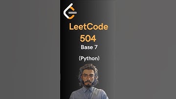 LeetCode#504 Base 7 - Python