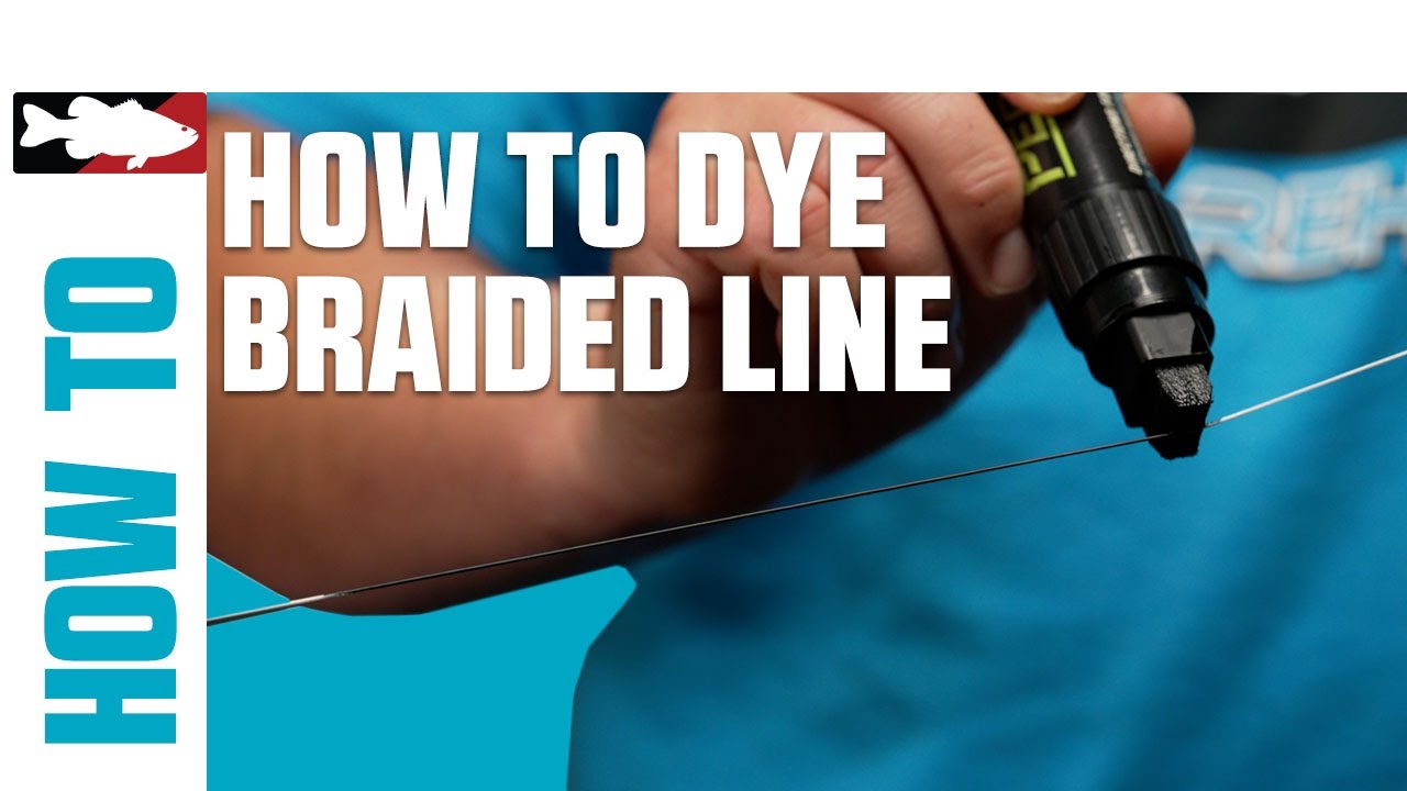 How-To Dye Braided Line - Tackle Warehouse DIY 