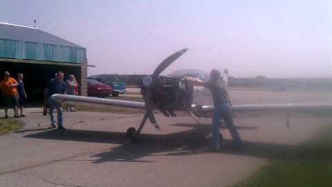 First engine start, rv7