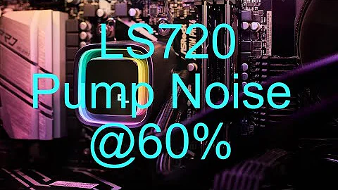 LS720 Pump noise @60% pump speed