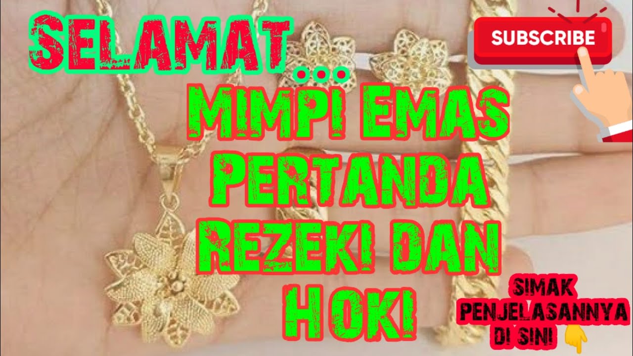 19+ Mimpi Dikasih Emas Togel