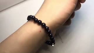 Handmade blue crystal, blue sand bracelet (Star style)[SLC0811001]