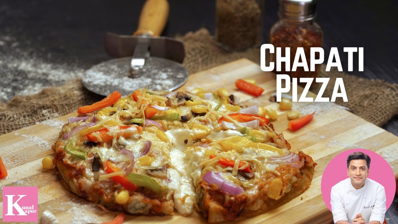 Roti Pizza on Tawa | Tawa Pizza Recipe | Cheese Pizza | Leftover Roti Recipes | Kunal Kapur | Kunal Kapoor