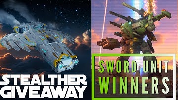 Giveaway 6 x  STEALTHER motherships + SWORD UNIT WINNERS announcement | War robots game [WR]