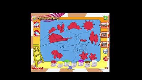 Paint The Story VTech Whiz Kid Learning System WonderTown Gameplay