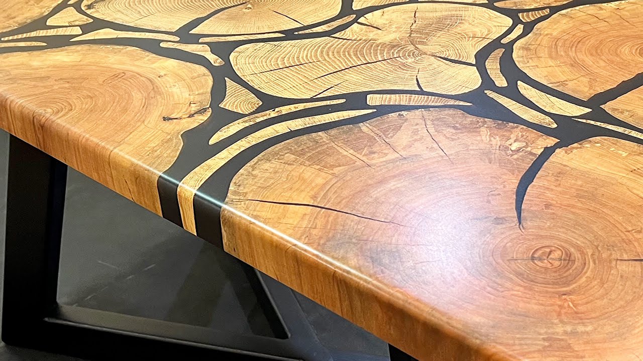 Making Epoxy Coffee Table Woodworking Diy - How to make a small coffee ...