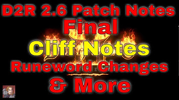 2.6 Final Patch Notes Cliff Notes Version, (Cold Sorc Nerfed, Shockwave bug Fixed, & More!)