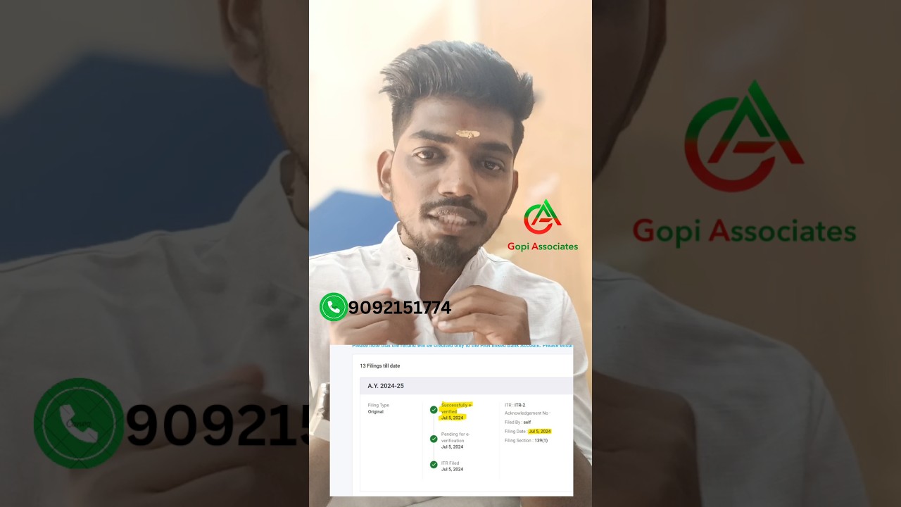 Reason for Delay processing the Income tax Return 