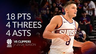 Grayson Allen 18 Pts 4 Threes 4 Asts Vs Clippers 2526 Season