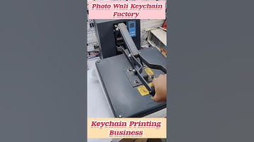 Personalized MDF Keychain Photo Printing Business | photo wali keyring #keychain #keyring #shorts