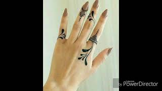 نقش حناء روعة  على الاصابع.    die schönsten Henna  tattoo ideen