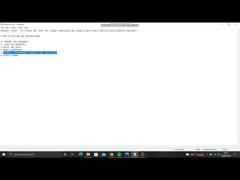Python Tutorial Linear Regression by Using Scikit Learn Library with Diabetes Dataset