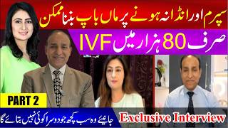 Full 🔴Male Infertility Treatment in Pakistan | IVF, ICSI & Fertility Health Podcast | Exclusive Interview Guide