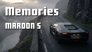 Download Lagu Maroon 5 - Memories | Cinematic Car Visuals | Relax \u0026 Listen 🎶 MP3