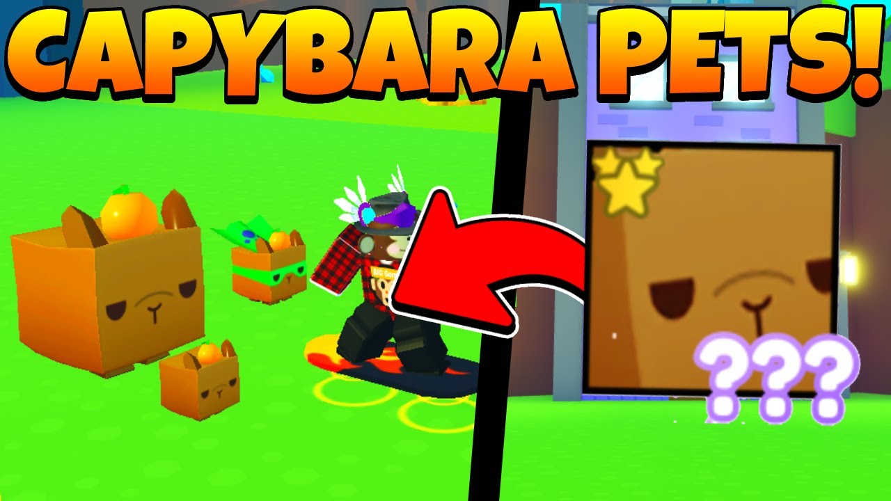 How To Get *REAL CAPYBARA PETS* In Pet Simulator X?! - YouTube