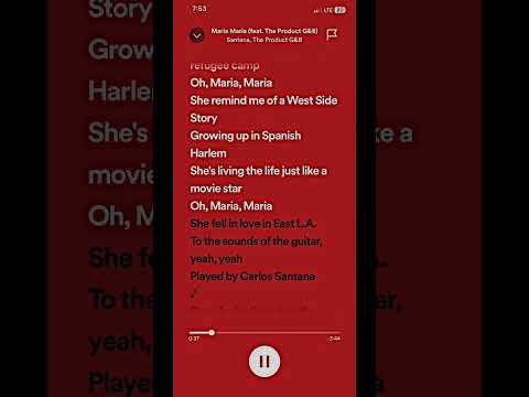 Maria Maria/ Santana, The Product G&B #song #viral #edit #lyrics #Maria