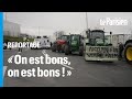 Agriculteurs en colre  des tracteurs posts devant rungis 15 personnes interpelles