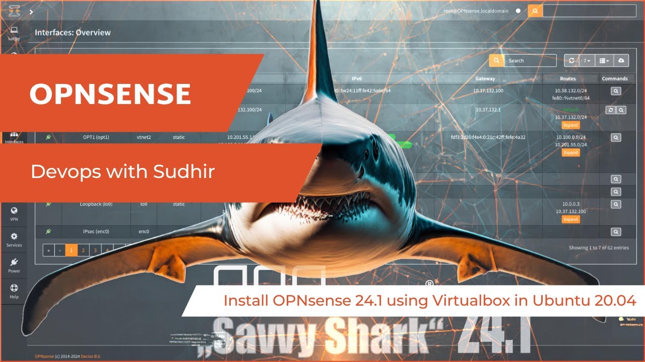 OPNsense 24.1 Installation in Virtualbox - Step by Step tutorial - YouTube