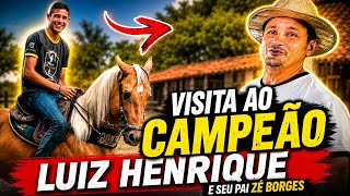 FAZENDO UMA VISITA AO CAMPEÃO BRASILEIRO LUIZ HENRIQUE DE ZÉ BORGES 