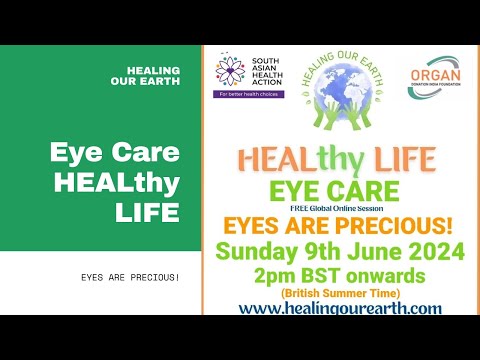 HEALthy Life - Eye Care: Eyes Are Precious! | Live at 2 PM BST #Hoe #HEALTHTHYLIFE #Eyecare