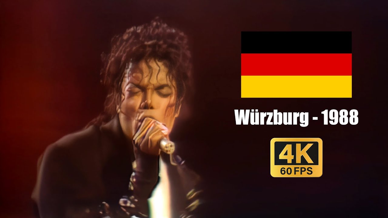 Michael Jackson | Bad - Live in Würzburg August 21st, 1988 (4K60FPS)