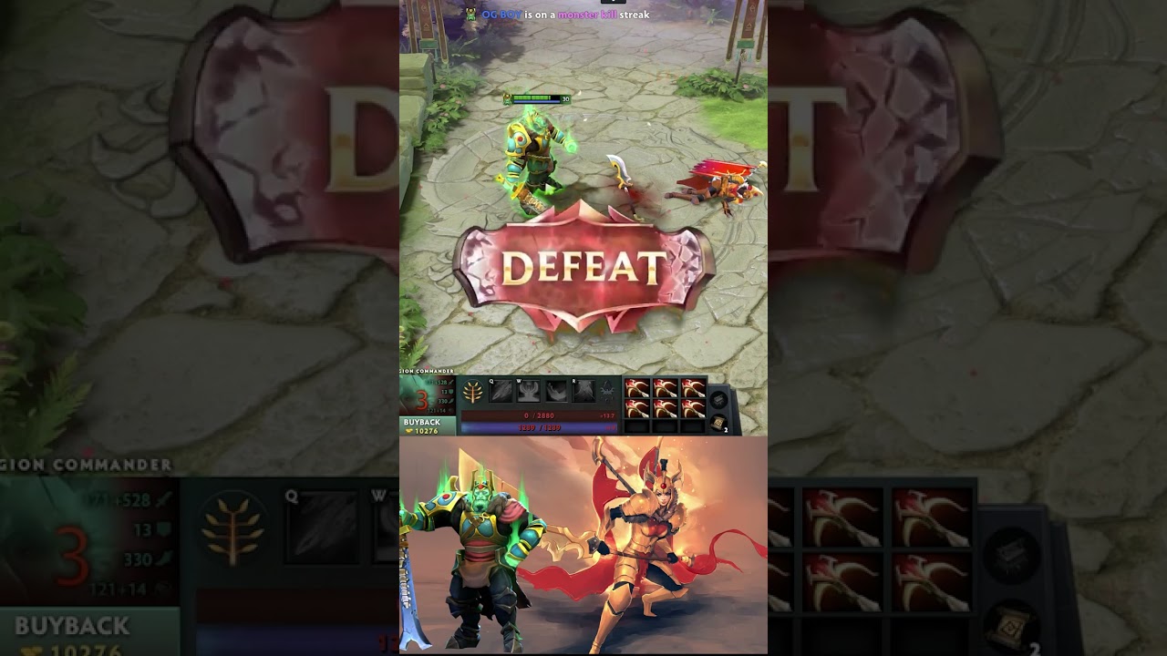 Wraith King vs Legion Commander | 1vs1 | Who's stronger ?