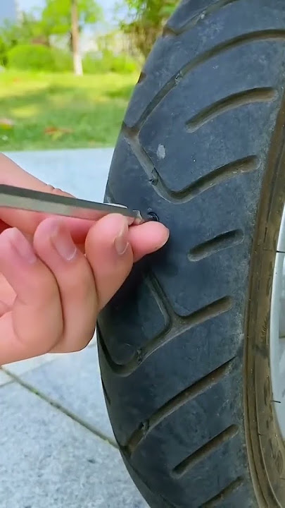 How to patch a tubeless tire