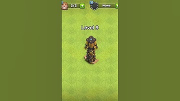 Maxing out the Level 1 Hidden Tesla to the Max Level - Clash of Clans  #coc #clashofclans#shorts