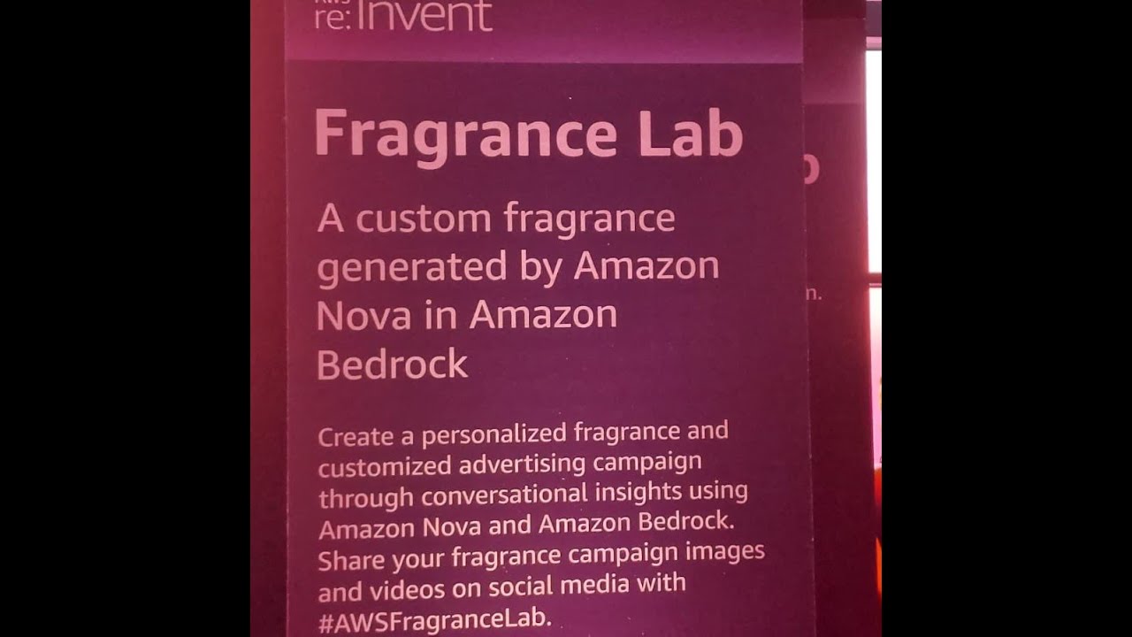 Лаборатория ароматов (Zenith Voyage) — AWS re:Invent 2025 (Amazon Nova и Bedrock) 