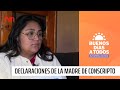 Las declaraciones de la madre de conscripto muerto: &quot;Me entregaron a mi hijo como una encomienda&quot;