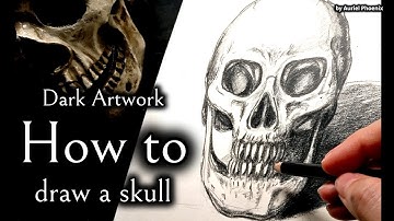 How to Draw a Skull  - Narrated Tutorial