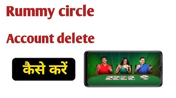how to delete rummycircle account permanently | rummycircle account delete