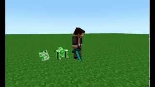 Mine Imator Creeper kill test (with my current mc skin)