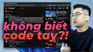 học lập trình nhưng chưa biết code tay thì sao?