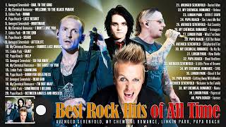 Download Lagu AvengedSevenfold, MyChemicalRomance, LinkinPark, PapaRoach ~ Best Rock Hits of the 2000's Playlist MP3