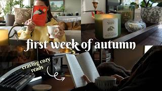 First Week of Autumn 🍂☕️ slow reading vlog